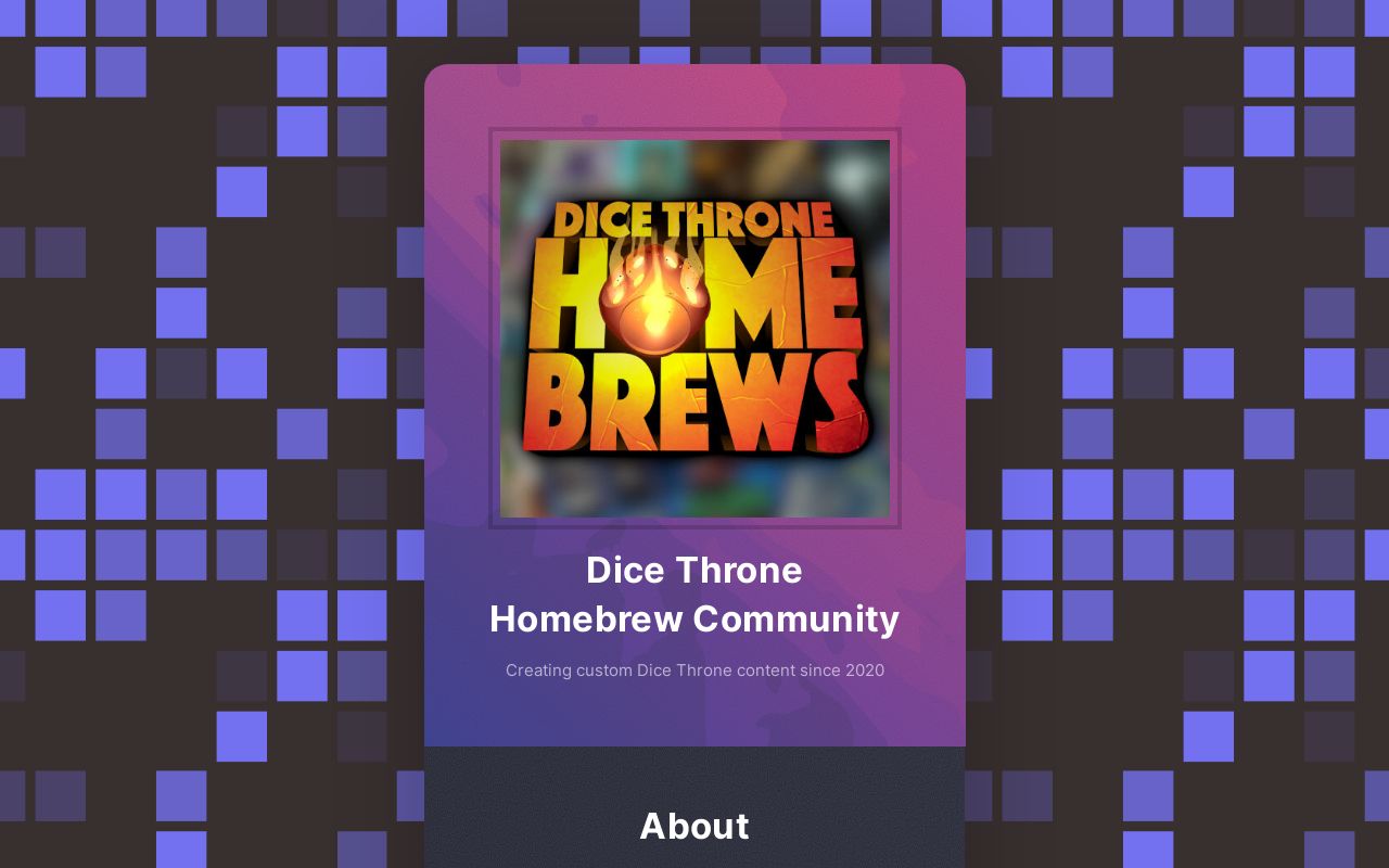 Dice Throne Homebrew Community